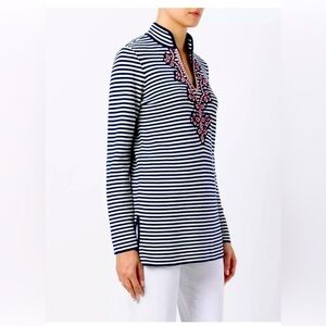 Tory Burch Katama Striped Tunic/sweater Knitted